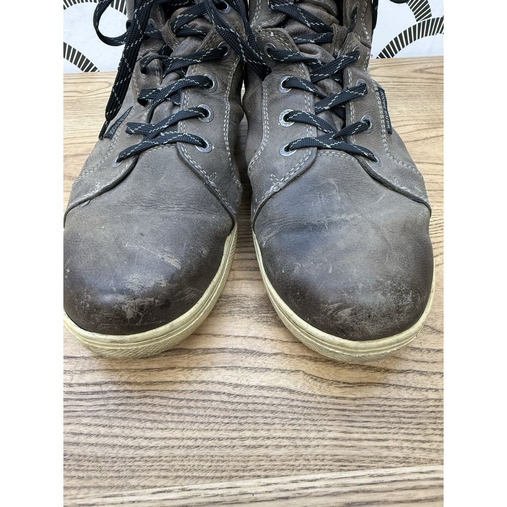Harley Davidson Mens Waterproof Riding Shoe Midland D96166 Lace Up Brown 13 M - Picture 2 of 11